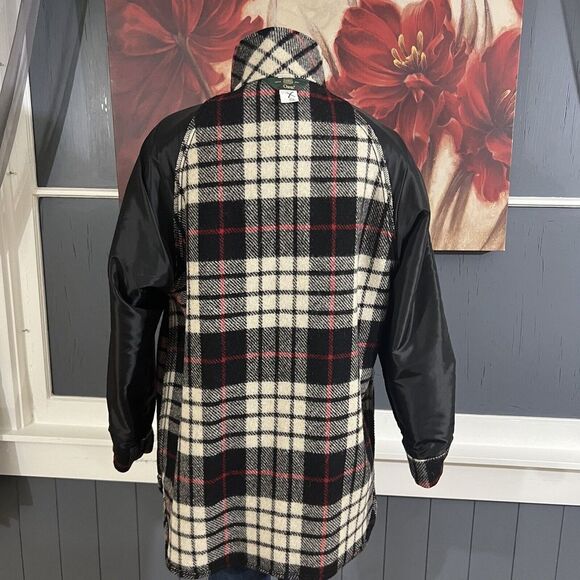 Vintage Orvis Women's Tweed‎ Coat Jacket Sz Medium Full Zip Unlined Wool Nylon - Picture 10 of 10